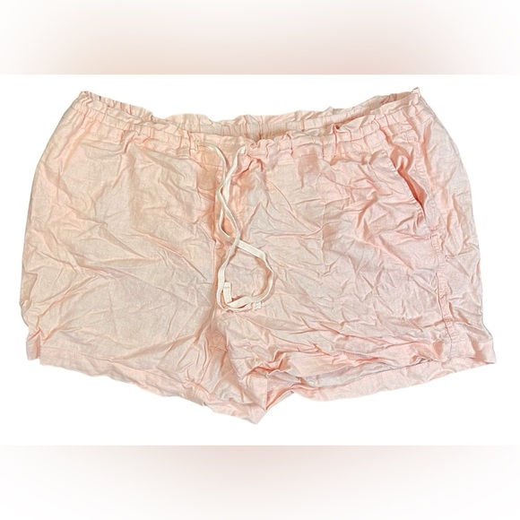 Lot Of 2 Faded Glory Women’s 2X Shorts 1-Green Khaki 1-Pink - Picture 3 of 4